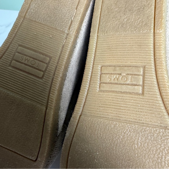 Toms Desert Women's Brown Suede Lace Up Wedge Ankle Bootie Boots Size 10 741115 - Picture 9 of 9